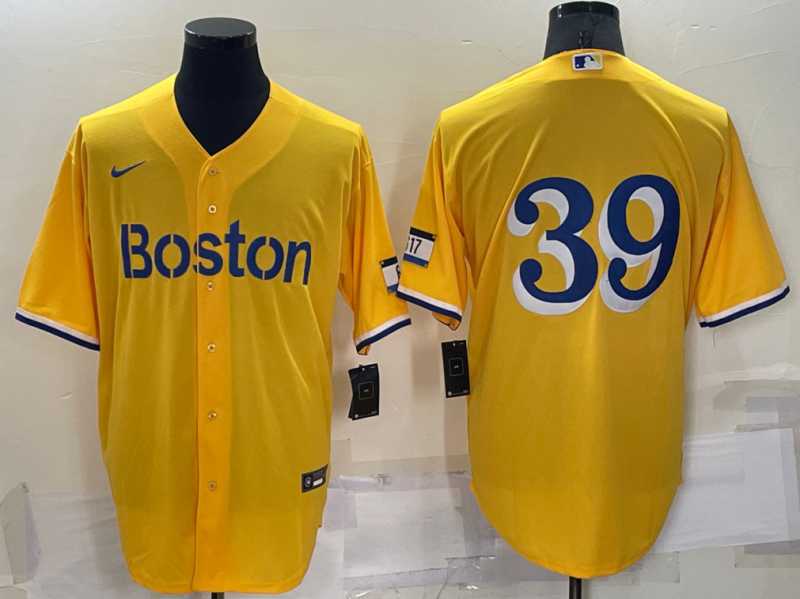 Boston Red Sox #39 Christian Arroyo Gold No Name 2021 City Connect Stitched MLB Cool Base Nike Jersey,We sell and wholesale Boston Red Sox #39 Christian Arroyo Gold No Name 2021 City Connect Stitched MLB Cool Base Nike Jersey on line form chian!